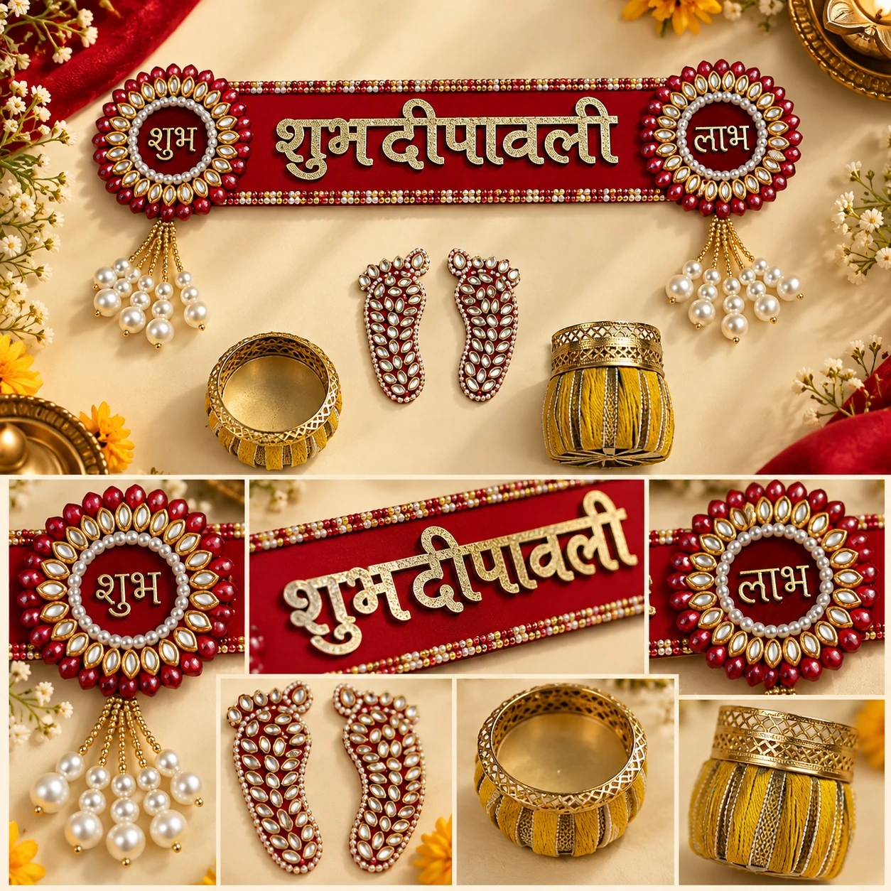 Close-up and festive display